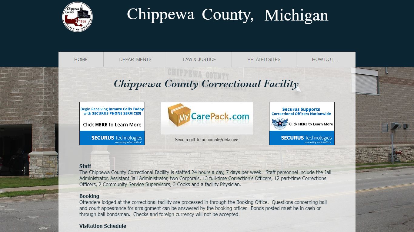 SHERIFF CORRECTIONAL FACILITY - Chippewa County